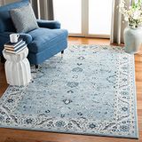 Safavieh Vloerkleed Miko Lichtblauw Polypropyleen 160 x 229 cm