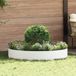 Maison Exclusive - Anneau de plante, 5 pièces, blanc, 120 x 120 x 20 cm, acier laminé à froid