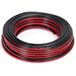 Audiokabel 2G0,75MM2, 20 m, zwart en wit