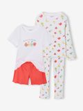 Vertbaudet Set pyjama's voor meisjes met lange mouwen