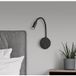 ACB ILUMINACIÓN LED leeslamp Lyon, flexibele arm, schakelaar, zwart