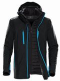Stormtech Men's Matrix System Jacket ST128 - Black/Electric Blue - M