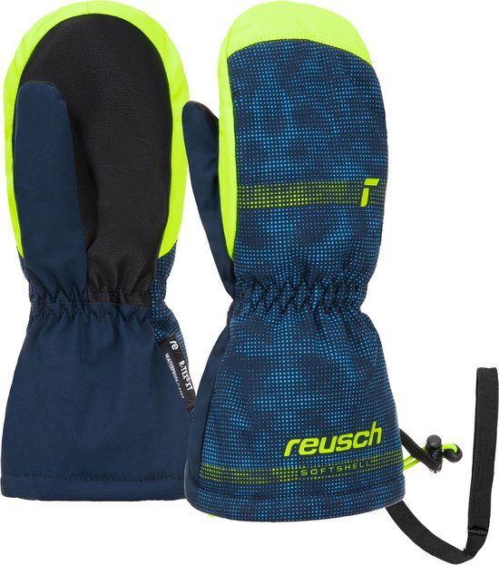Reusch Maxi R-TEX XT Mitten Skihandschoenen - Geel/Blauw - Maat 5 - Unisex