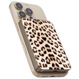 Selencia Powerbank 5.000 mAh - Draadloze Powerbank - Geschikt voor MagSafe en Qi - Desert Gold / Wild Leo