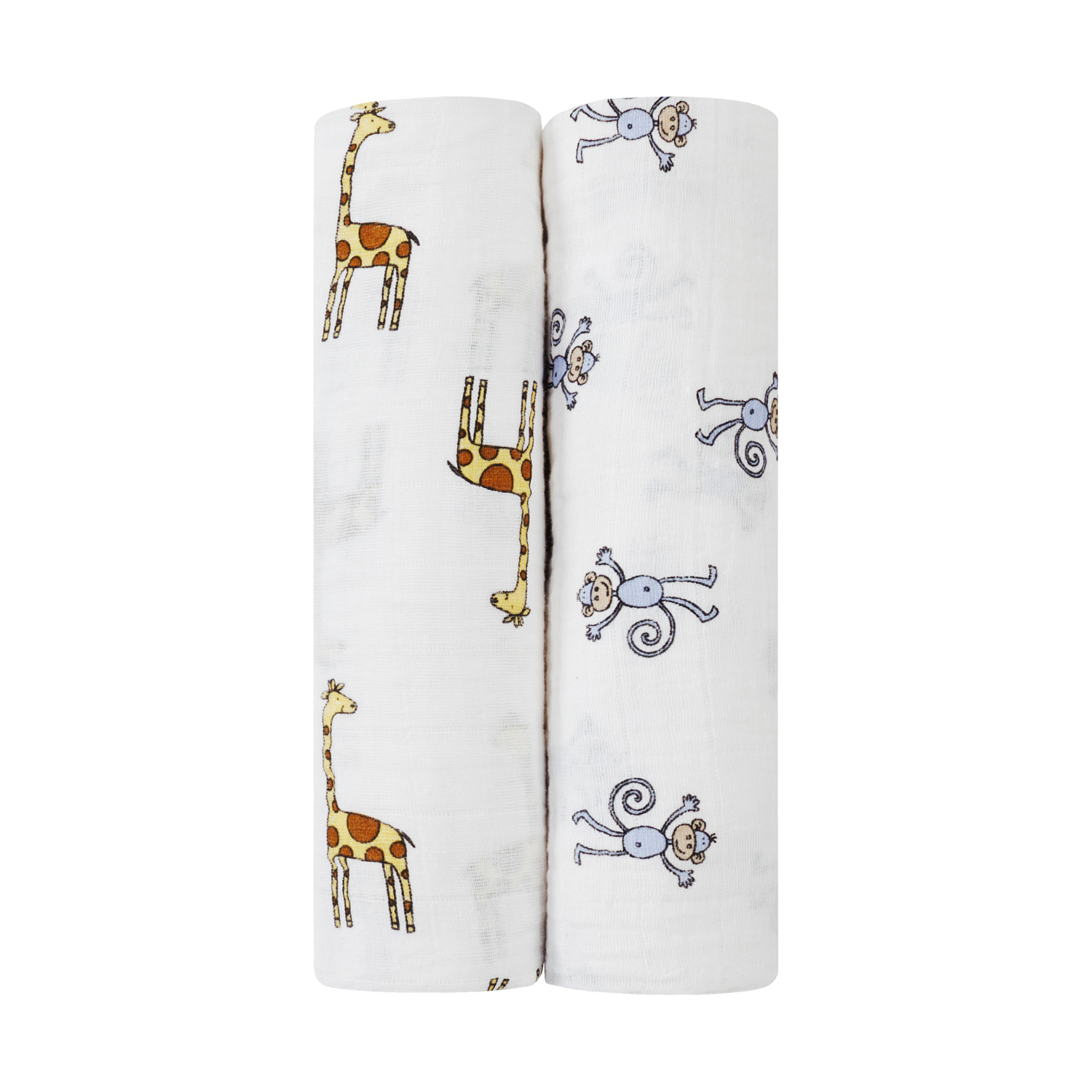 aden + anais Jungle Jam Swaddle 120 x 120 cm 2 Stuks