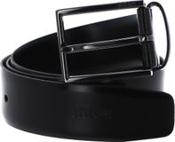 JOOP! Leren Riem Smooth Coll. Belt 3,5 CM W80 Black Zwart