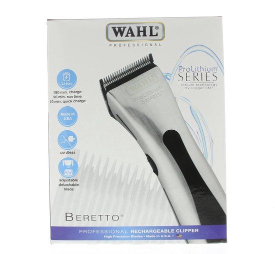 Wahl Beretto ProLithium - Tondeuse - Brushed Chrome