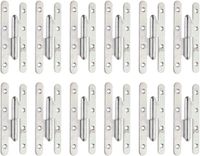 Alberts 865450 uithangbaar scharnier, type Parijs | links of rechts | elektrolytisch blau verzinkt | 140 x 55 mm | Set van 12