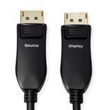Roline DisplayPort v2.1 Kabel (AOC), M/M, 15 m