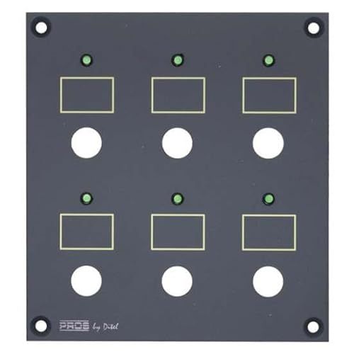 PROS Uniseks Volwassen NPE-041 Modulo voor 6 FUSIBLES Term. REARMABLES, Multicolor, Standaard