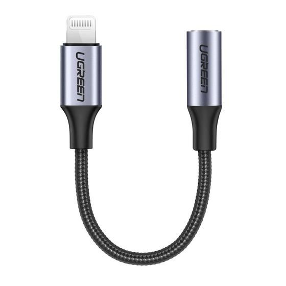 Ugreen 30756 Lightning naar 3.5mm Jack Adapter - MFi Gecertificeerd - 0.1m