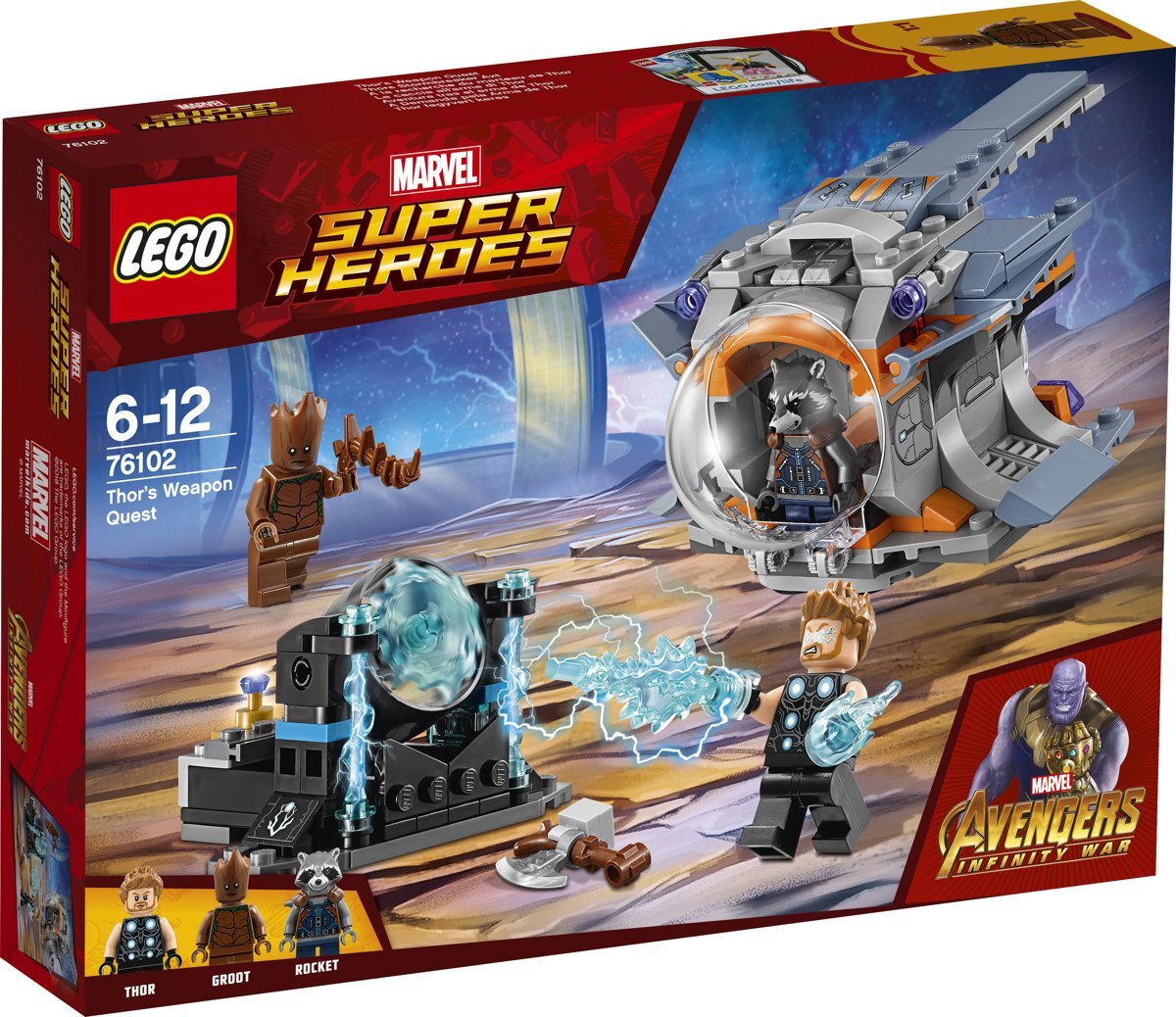 lego Super Heroes Thor s Wapenzoektocht 76102 Zoek Thor s ultieme wapen