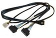 KALEA-INFORMATIQUE PCIe 4.0 kabel met Slim SAS SFF-8654 8i 74-pins connectoren naar 2x SFF-8639 68-pins U2 U3 lengte 70cm