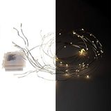 EDP 71295 batterijgordijn 80 leds, wit