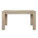 [en.casa] Eettafel Nora 140x90x77 cm eikenkleurig gekalkt