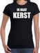 Bellatio Decorations Fout Kerst shirt / t-shirt - Ik haat Kerst - zwart voor dames - Kerstkleding / Kerst outfit L