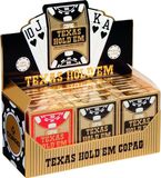 Copag Texas Hold'em Gold Plastic Pokerkaarten - Jumbo Index - Display