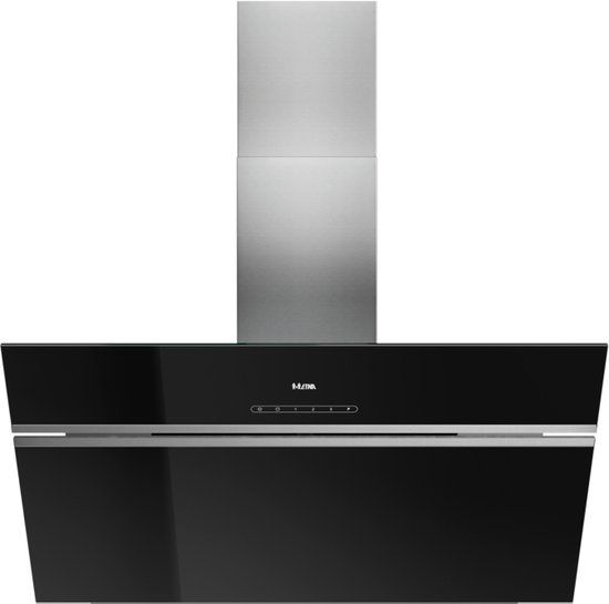 ETNA AD780RVS - Schuin model afzuigkap - 80 cm - RVS