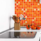 Zelfklevende Azulejos Tegelstickers, zelfklevend, cementtegels, zelfklevend, voor badkamer en keuken, 20 x 20 cm
