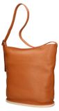 Lux Sac bandoulière pour femmes en cuir véritable motif "Dollaro" fabriqué en Italie
