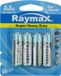Raymax AA Batterijen - LR06 - Zink - 4 Stuks