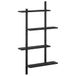 vidaXL Étagère Murale Chêne Noir 61 x 13,5 x 105,5 cm Bois Traité