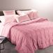Caleffi 1003734 microvezel verwarmingsdeken, overgangsperiode voor Frans bed en bed, orchidee