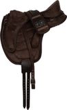 Pagony Boomloos Suede Zadel - 15 Inch - Bruin