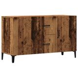 VidaXL Dressoir - 100x36x60 cm - Bewerkt Hout - Oud Houtkleurig