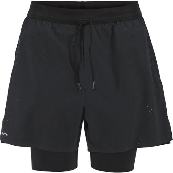 Craft Hypervent 2-IN-1-broek Heren - Zwart, Maat L