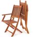Casaria Tuinstoel Sydney - Set van 2 Acacia Klapbaar 90x54x56cm - Bruin