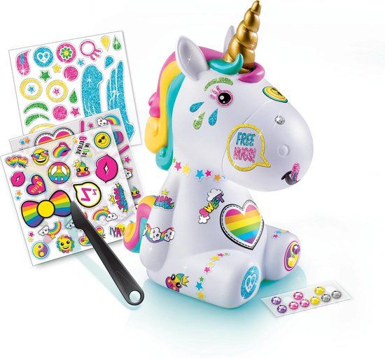 Canal Toys Verlichte Eenhoorn DIY Unicorn - Grijs