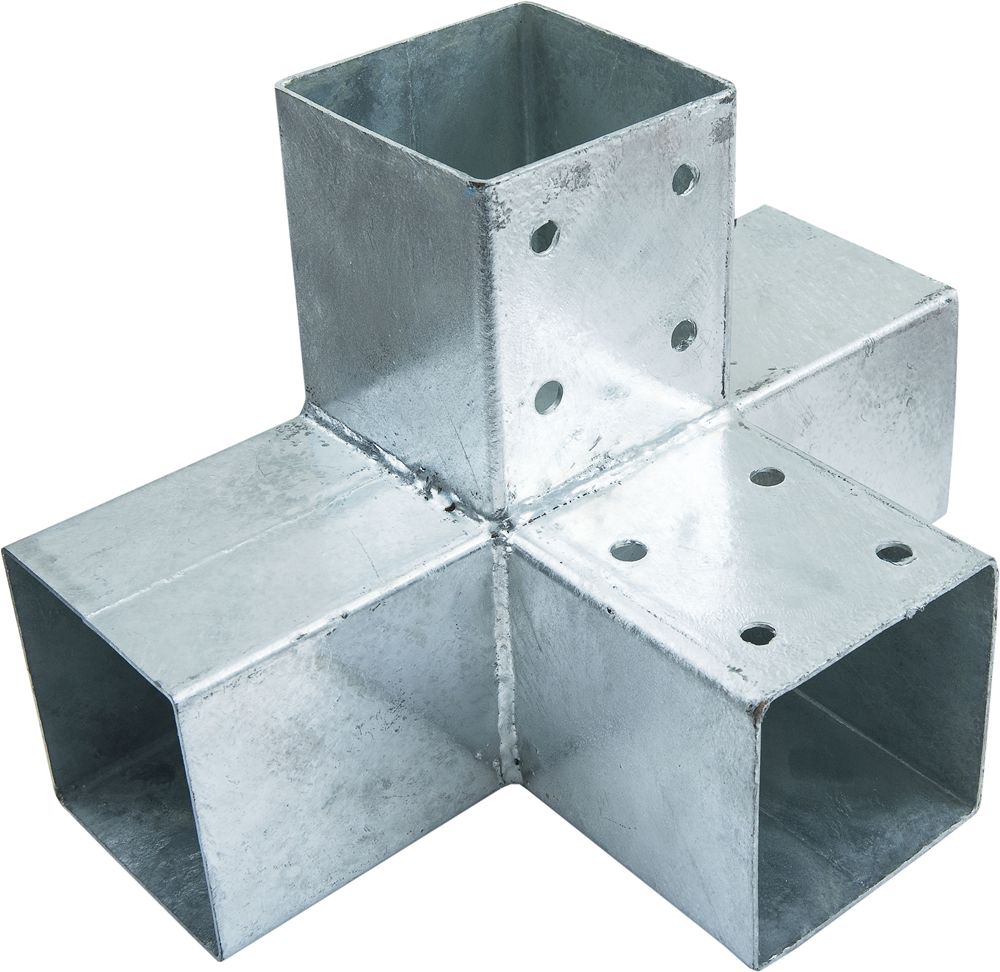 Connex Złącze belkowe typ "X" 90x90 mm, stal ocynkowana