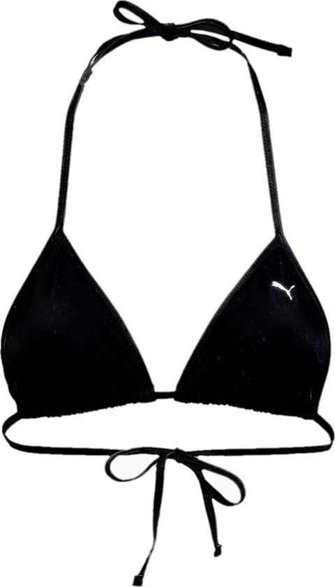 Puma Triangel Bikinitop Dames Zwart Maat L