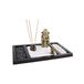 lachineuse - Zen Garden Caishen God of Happiness - Aziatische wierookhouder - Zen Decoratie - Tuin met Zand - Aziatische Sfeer - Home Office Interieur - Cadeau-idee Japan Azië