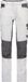 DASSY Schildersbroek met stretch voor dames - Wit/Antracietgrijs - Maat 44