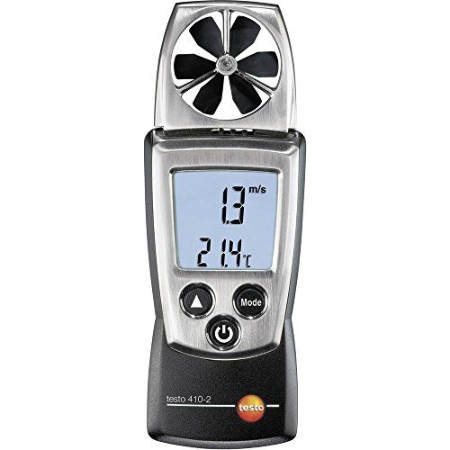 Testo 410-2 Vleugelwielaanemometer met geïntegreerde vochtmeting en NTC-luchtthermometer