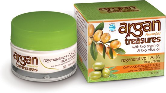 Pharmaid Argan Treasures Regenerative & AHA gezichtscrÃ¨me 50ml