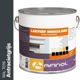 Afinol Hoogglans Lakverf Antracietgrijs (RAL 7016) 2,5 liter