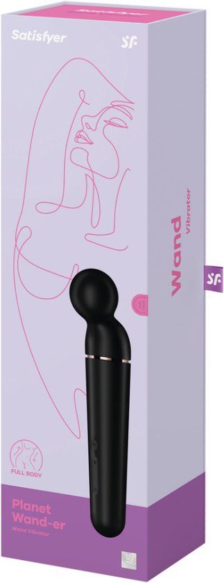 Satisfyer Planet Wand-er - Wand Vibrator - Wit