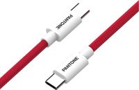 Pantone Celly USB-C naar USB-C kabel, 1.5m, Rood