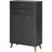 LIVARNO HOME Armoire de salle de bain large avec 2 tiroirs et 2 portes