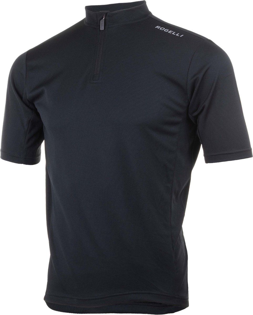 Rogelli Core Fietsshirt Kids Zwart - Maat 152-164