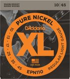 D'Addario EPN110 Pure Nickel Snaren voor Elektrische Gitaar (10-45)