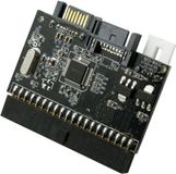 Merkloos SATA naar IDE Adapter - Converter PATA - Harddisk Aansluiten - Dubbele SATA Poorten - 40-pin IDE - 2.5 inch harde schijf