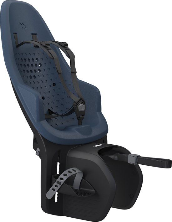 Thule Yepp 2 Maxi Fietsstoeltje - Majolica Blue - Bagagedrager