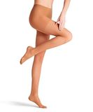 FALKE Energize half doorzichtig met compressie materiaal sheer 30 DEN panty dames transparant - maat M-L