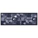 vidaXL Keukenmat wasbaar coffee 60x180 cm blauw