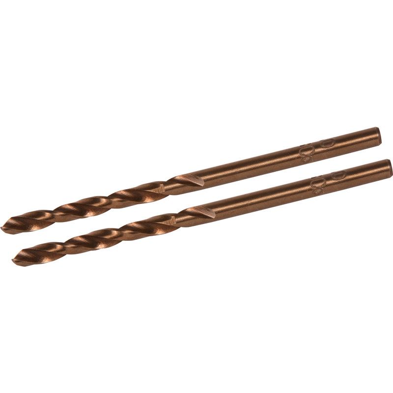 Labor HSS cobalt boor geslepen 3 x 61 mm 2 Stuks