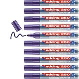 edding 250 whiteboardmarker - violet - 10 whiteboardstiften